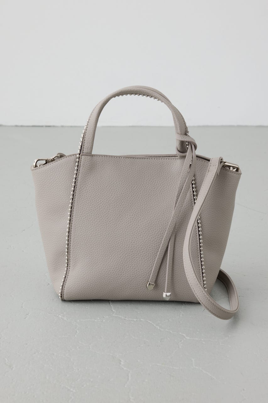 【AW先行アイテム】ボールチェーンミニトートバッグ GRY FREE
