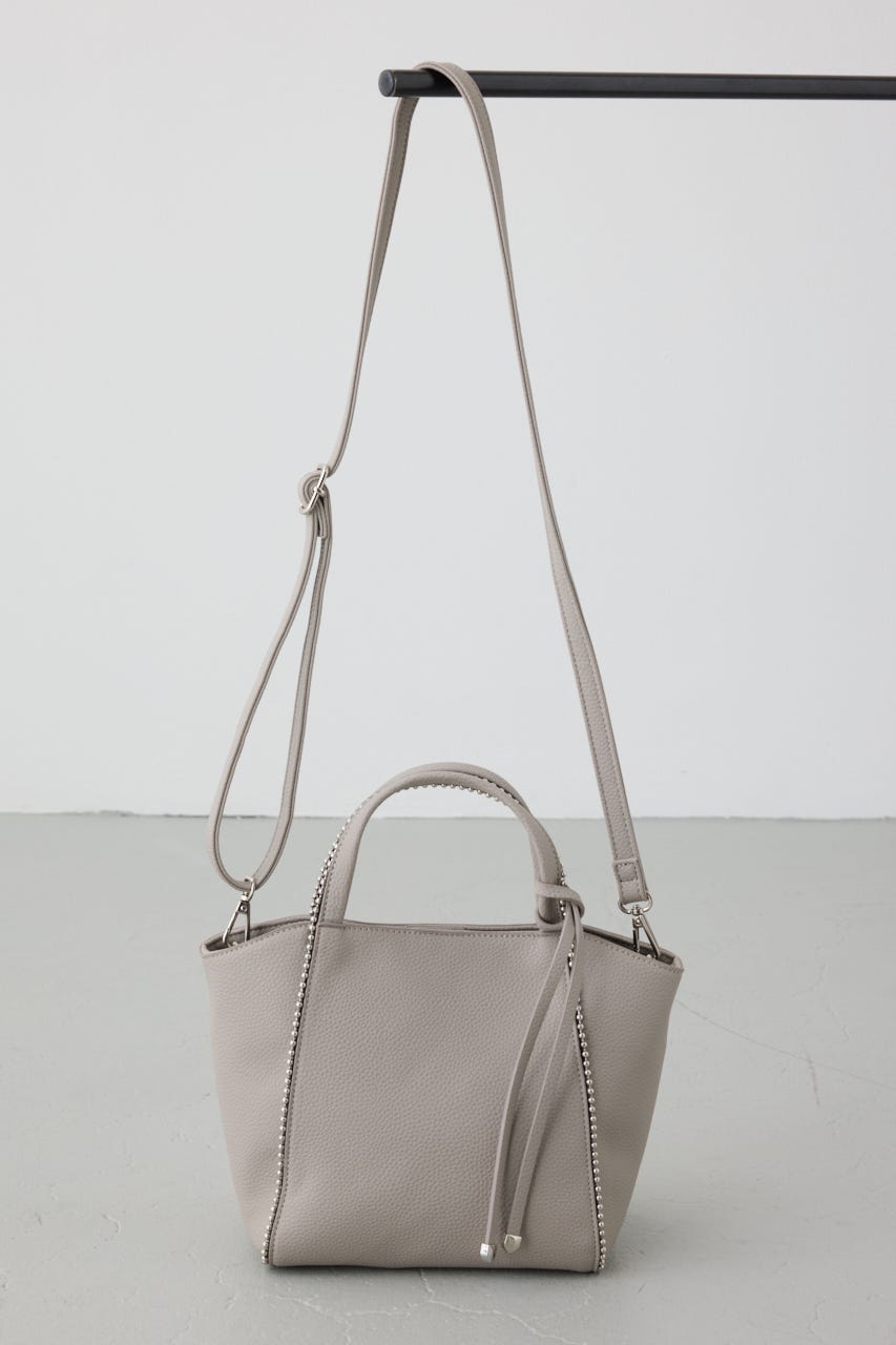 【AW先行アイテム】ボールチェーンミニトートバッグ GRY FREE