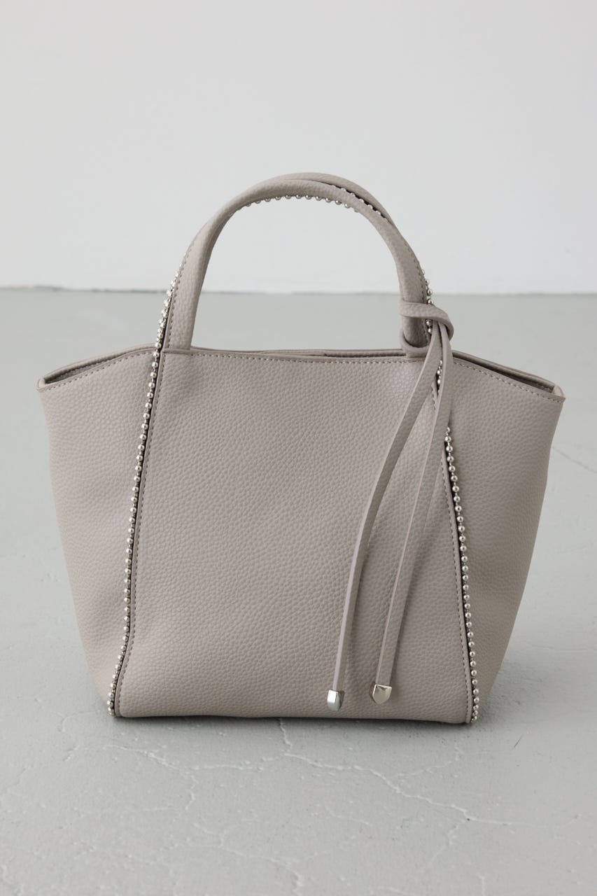 【AW先行アイテム】ボールチェーンミニトートバッグ GRY FREE