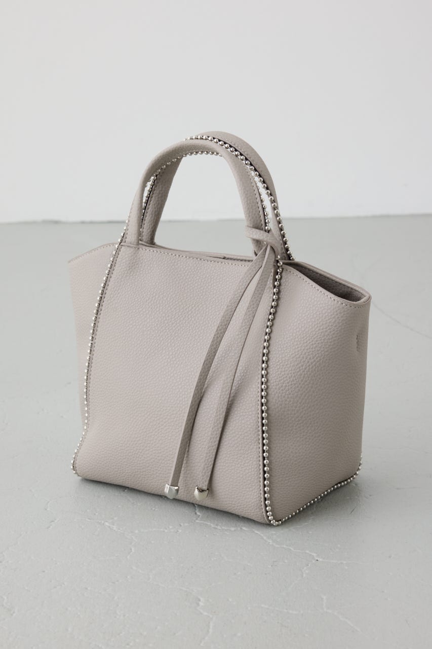 【AW先行アイテム】ボールチェーンミニトートバッグ GRY FREE