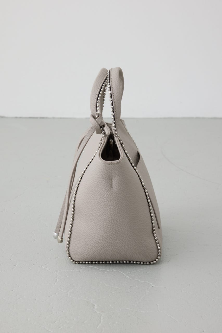 【AW先行アイテム】ボールチェーンミニトートバッグ GRY FREE