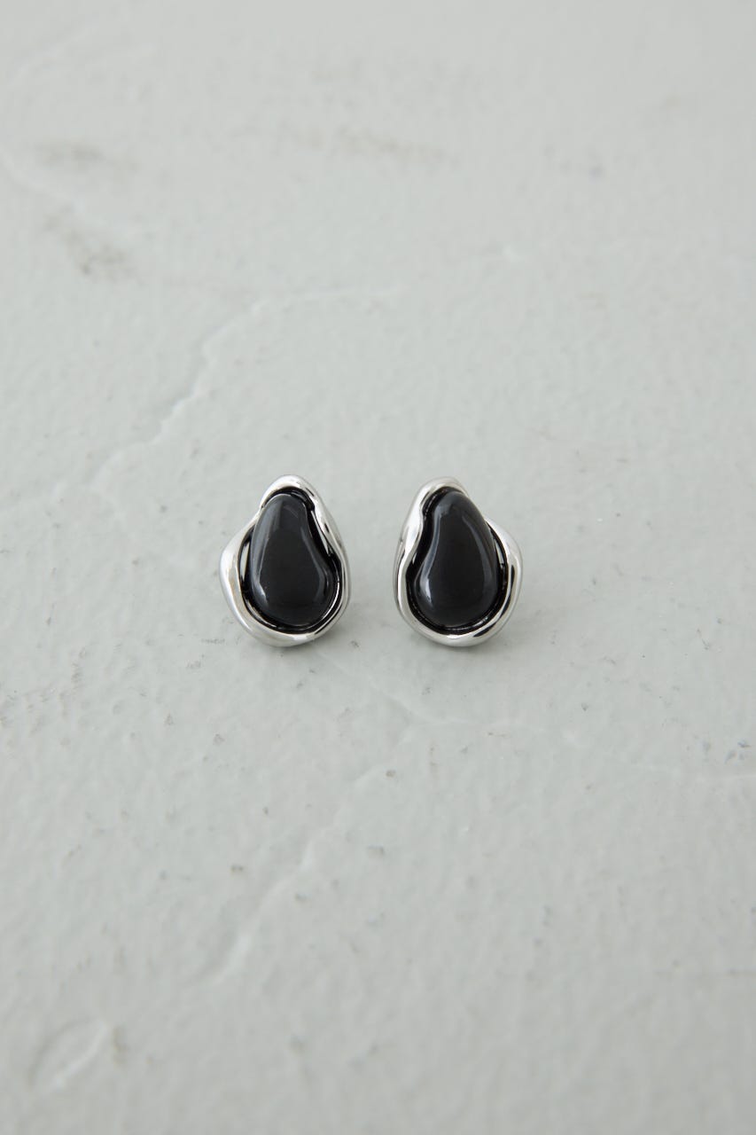 ストーンピアス BLK FREE