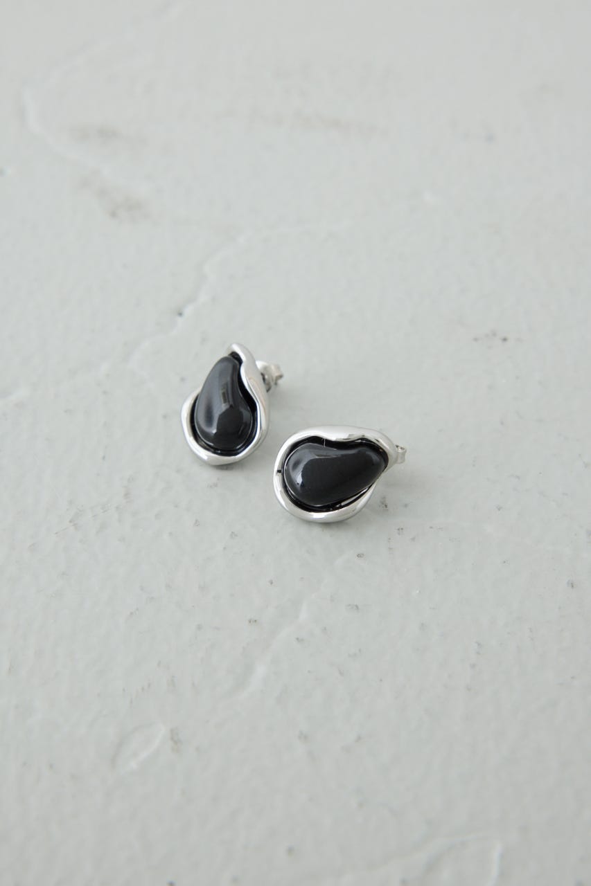 ストーンピアス BLK FREE