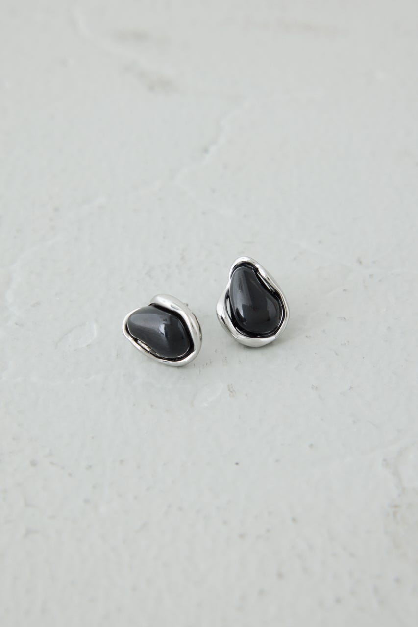 ストーンピアス BLK FREE