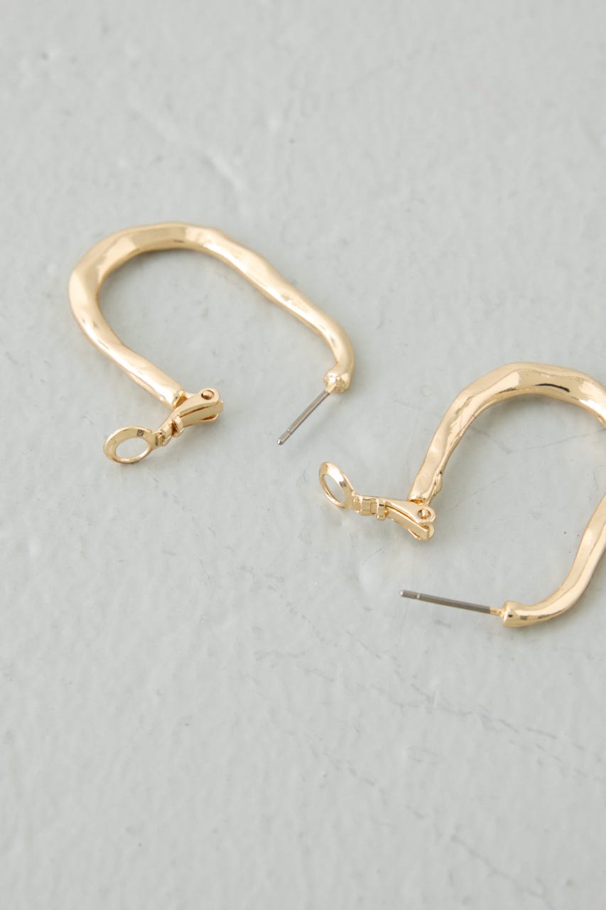 ニュアンスフープピアス GLD FREE