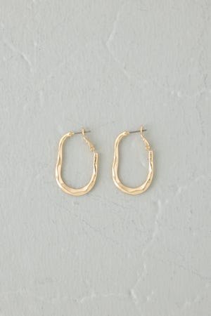 ニュアンスフープピアス