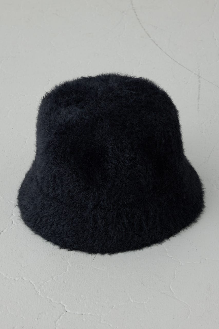 シャギーバケットハット BLK FREE