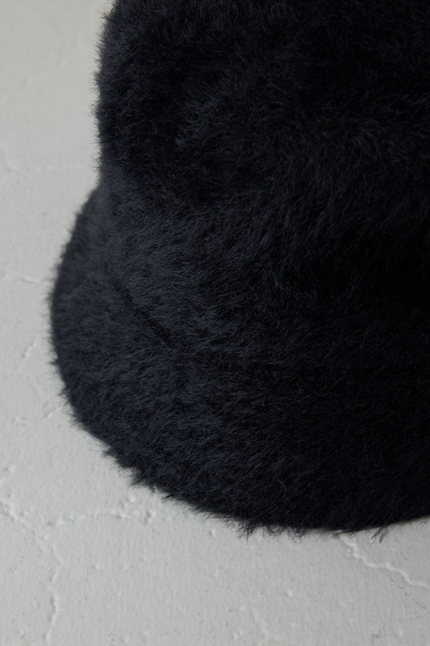 シャギーバケットハット BLK FREE