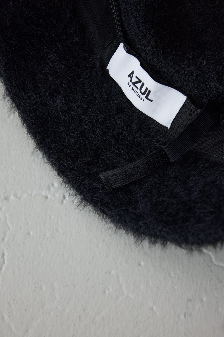 シャギーバケットハット BLK FREE