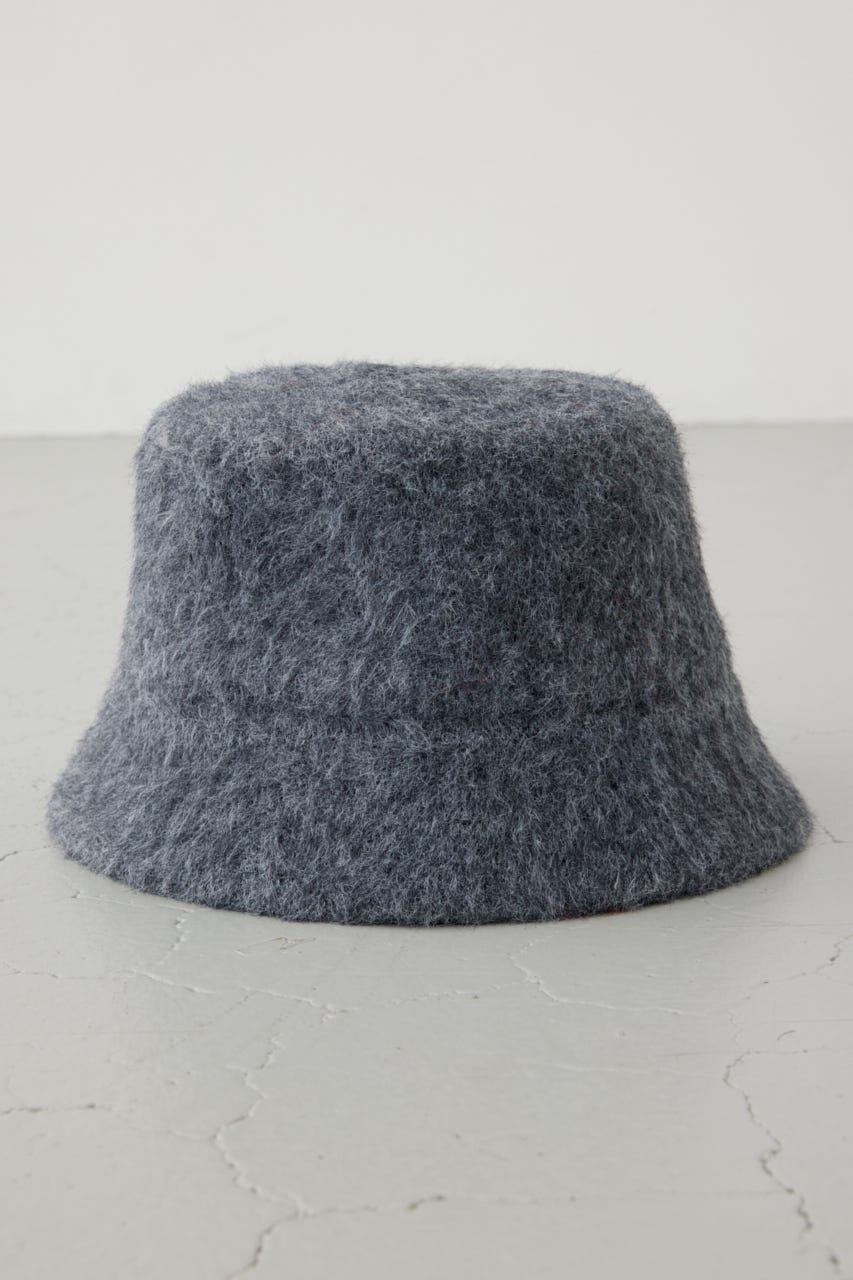 シャギーバケットハット M/GRY FREE