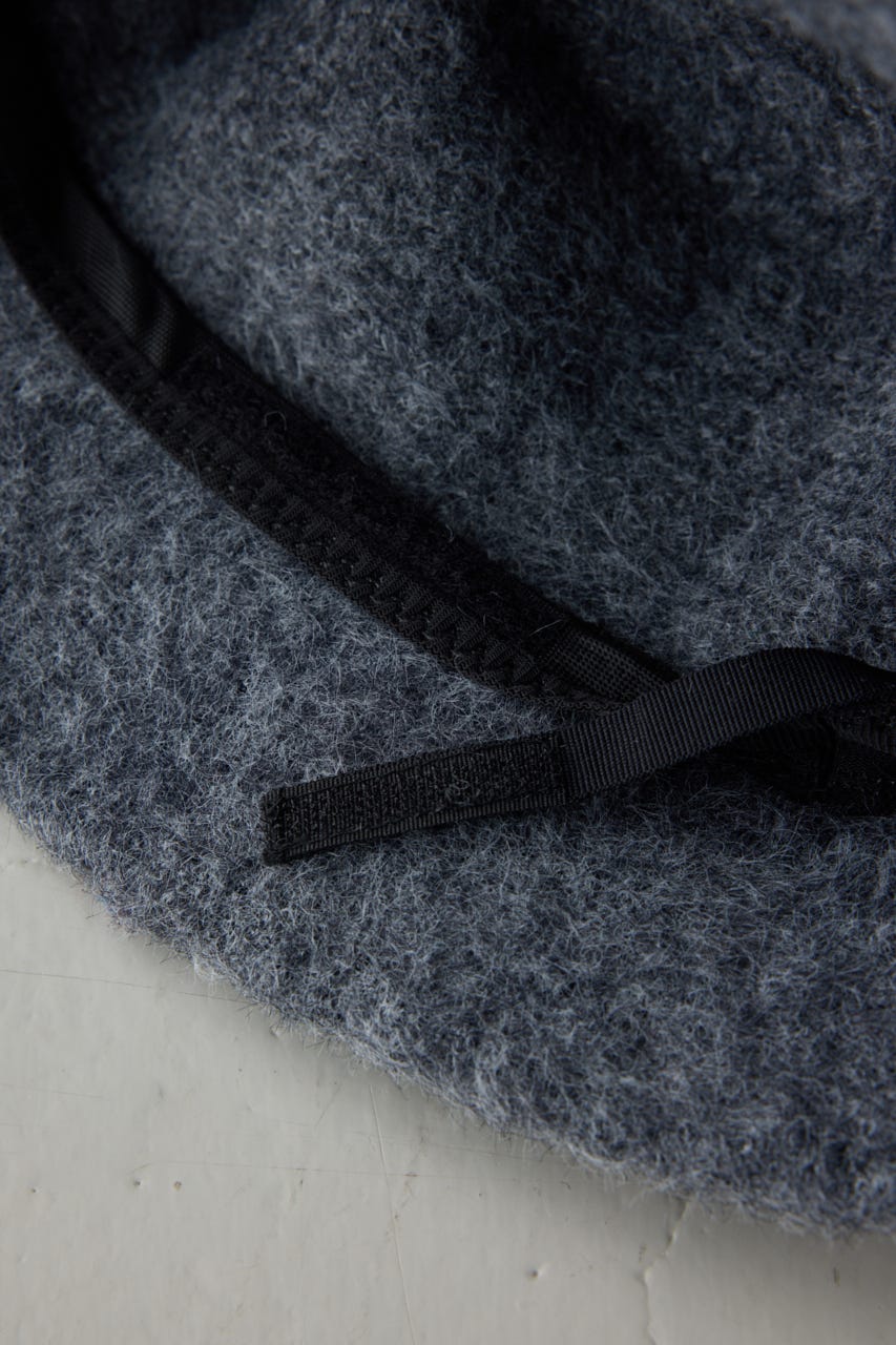 シャギーバケットハット M/GRY FREE