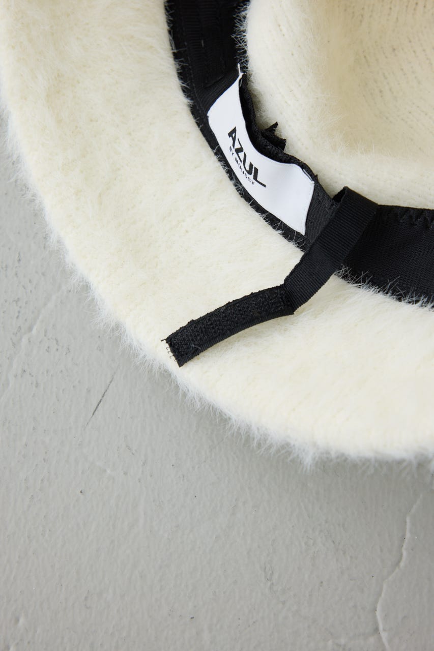 シャギーバケットハット WHT FREE