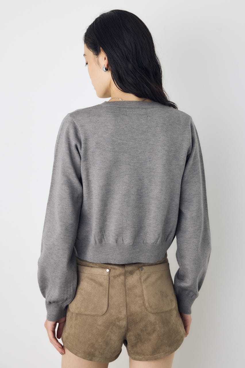 ナポレオンニットカーディガン T.GRY FREE