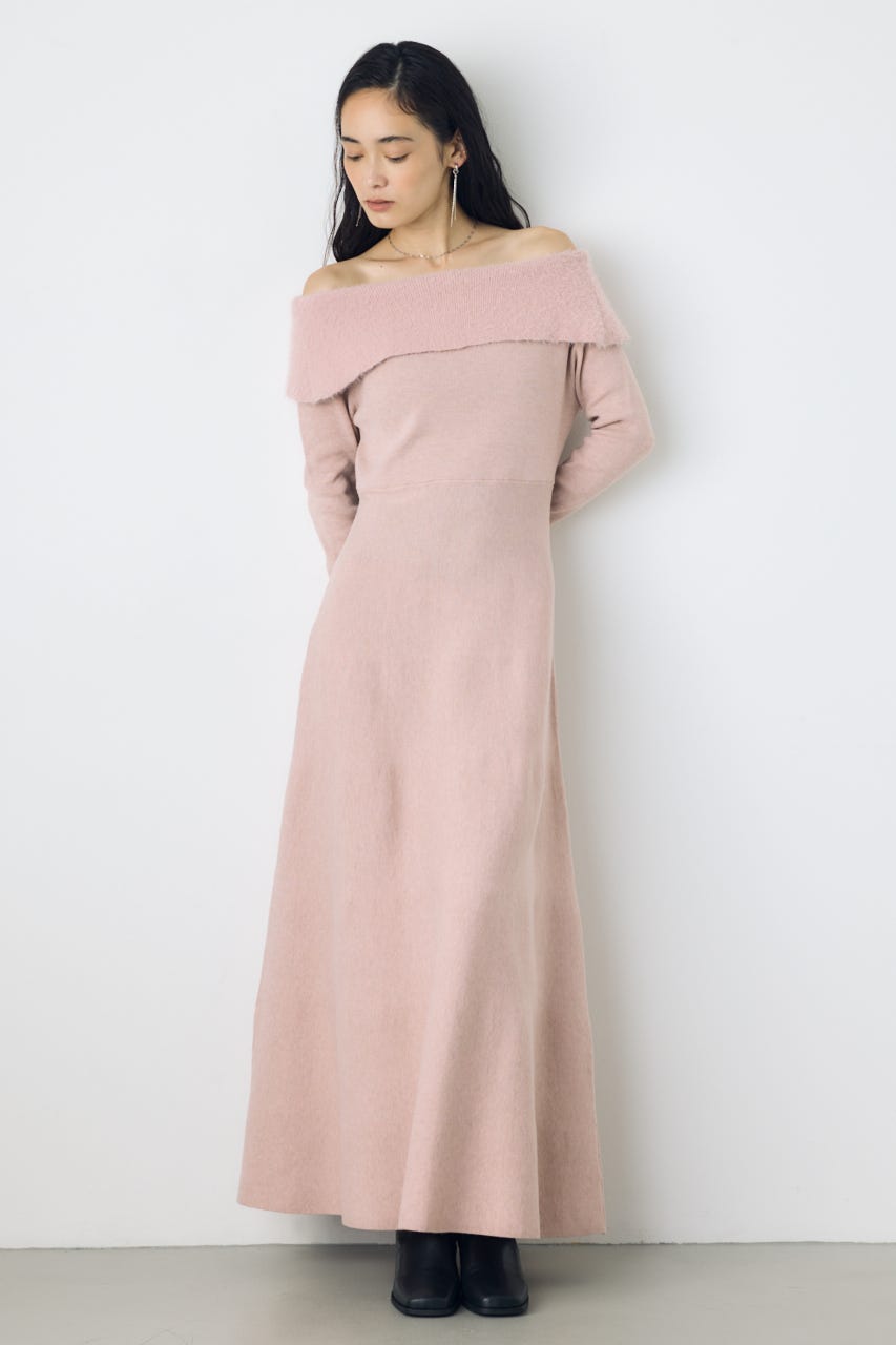 2wayニットワンピース L/PNK S