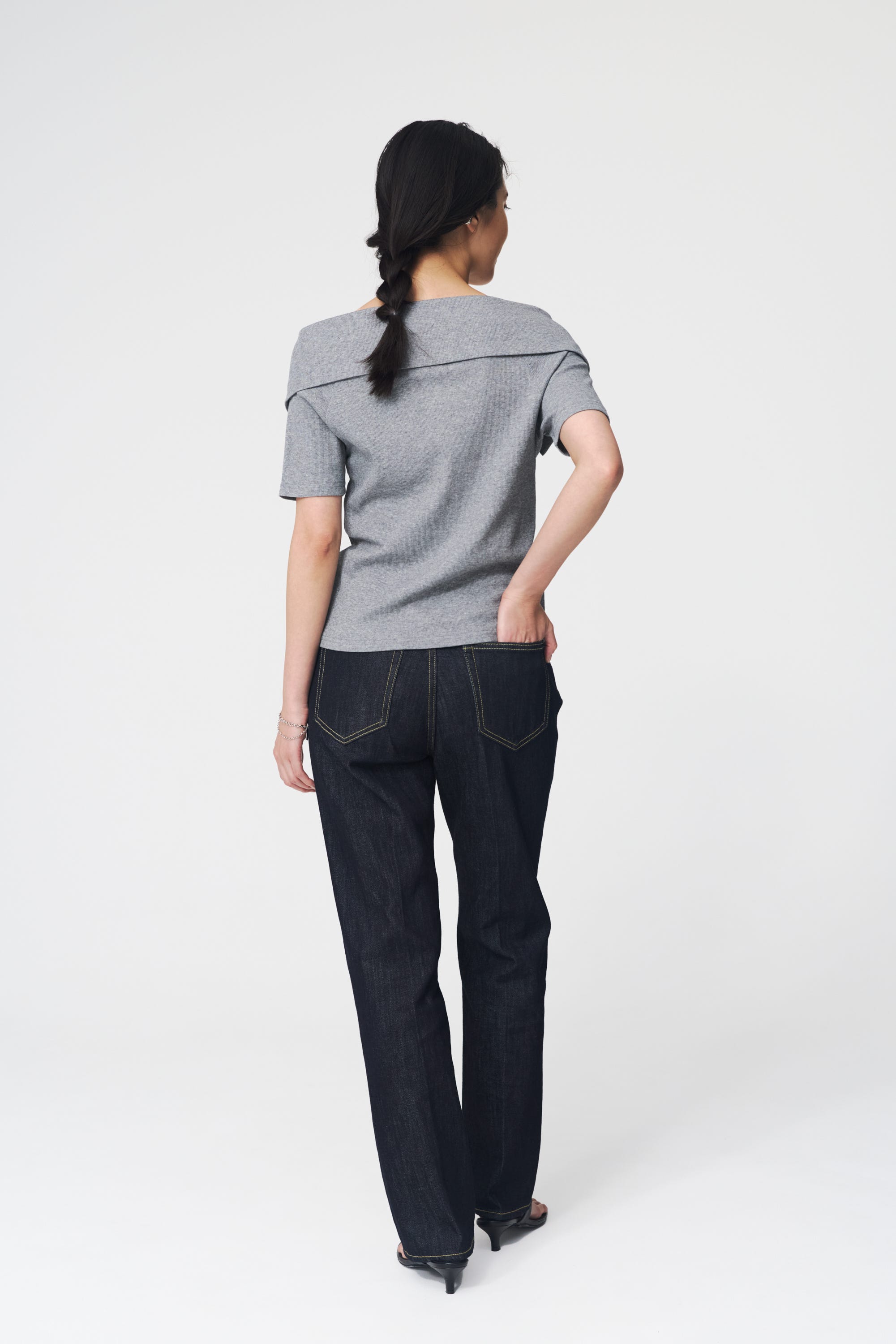 AZUL BY MOUSSY | 【接触冷感】ダブルジップオフショルトップス