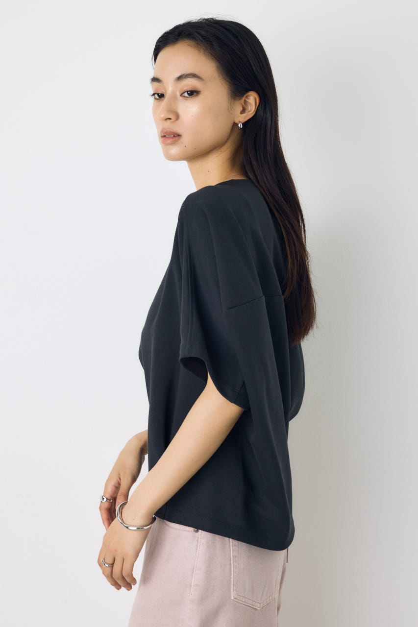 コクーンカットトップス BLK FREE