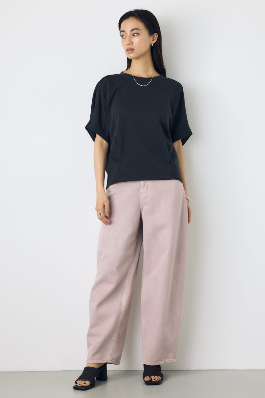 コクーンカットトップス BLK FREE