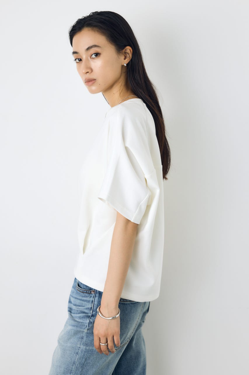 コクーンカットトップス O/WHT FREE