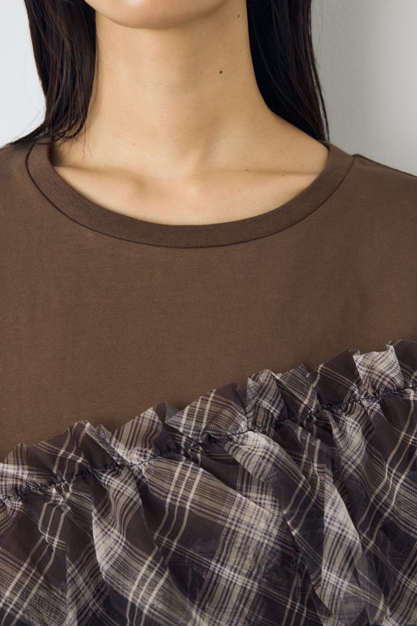 AZUL BY MOUSSY | フリルデザインカットトップス (Tシャツ・カットソー
