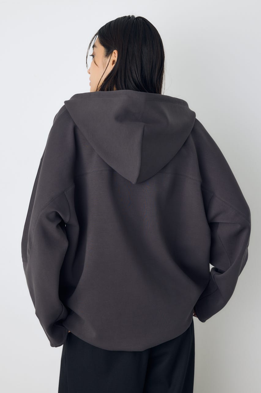 コクーンダブルジップパーカー C.GRY FREE