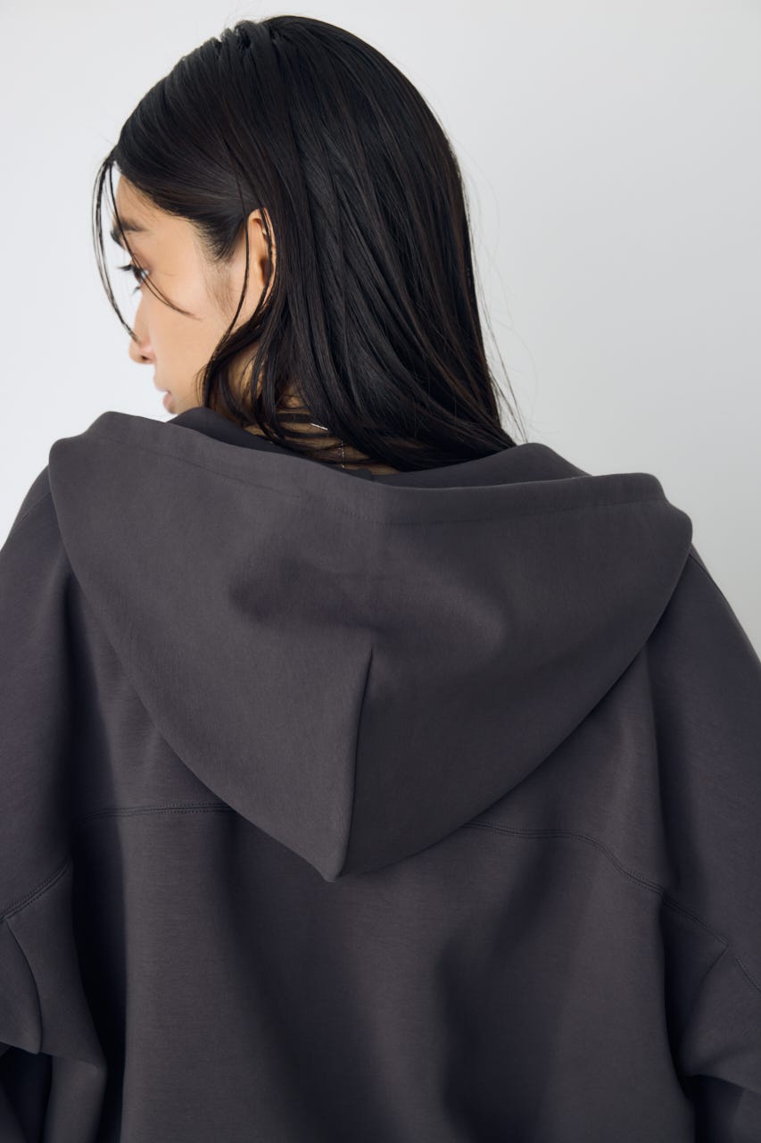 コクーンダブルジップパーカー C.GRY FREE
