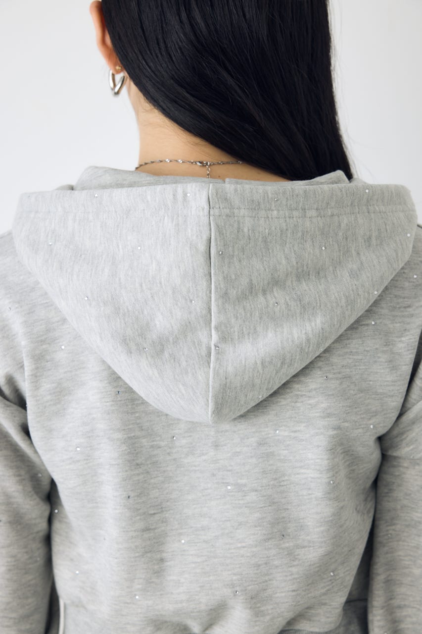 裏起毛マーメイドパーカーワンピース T.GRY S