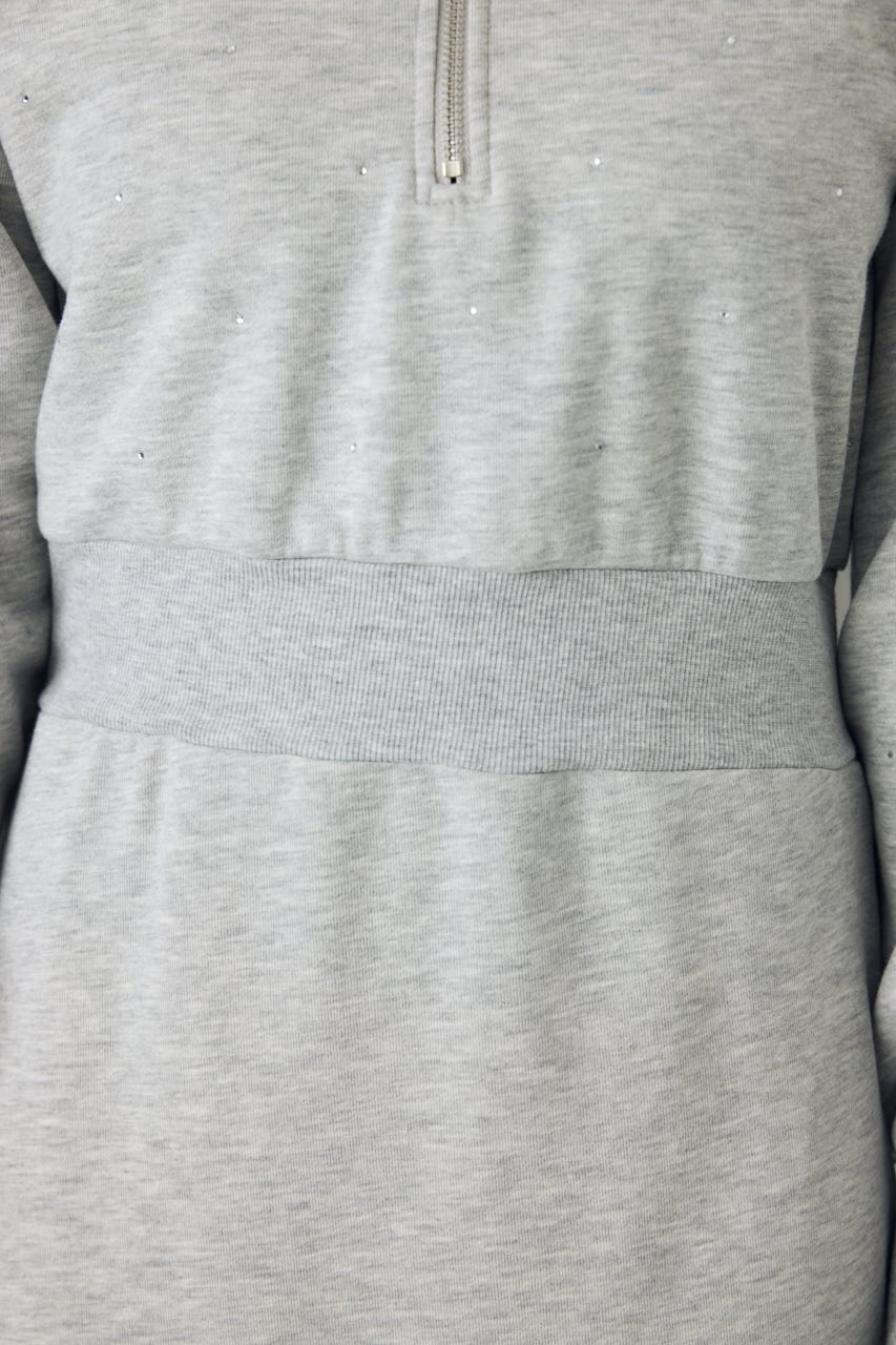 裏起毛マーメイドパーカーワンピース T.GRY S