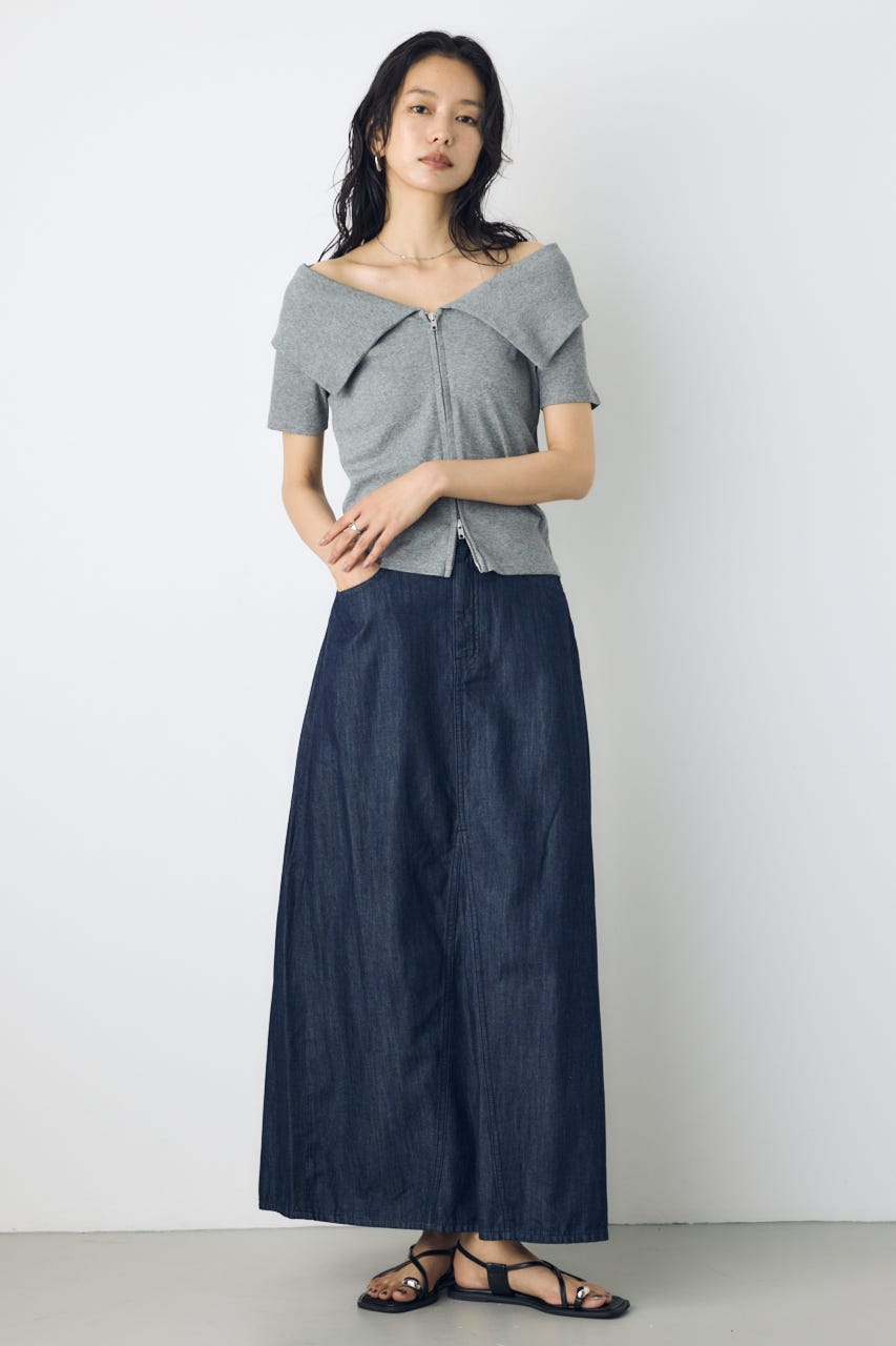 ライトオンスデニムスカート One Wash M