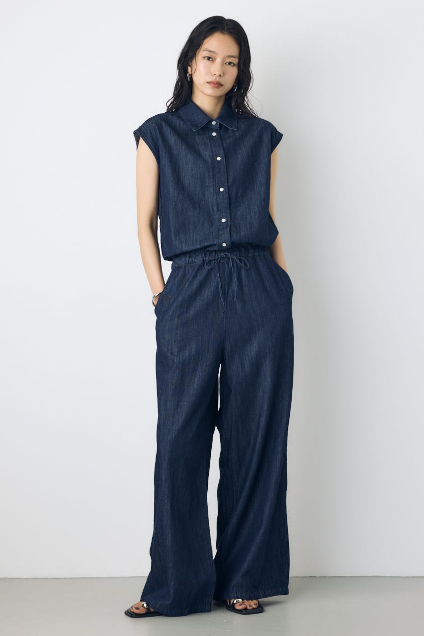 ライトオンスデニムオールインワン One Wash S