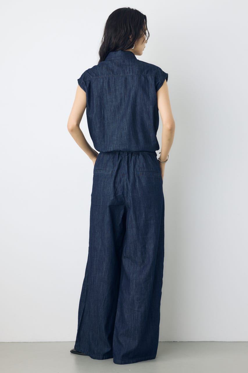 AZUL BY MOUSSY | ライトオンスデニムオールインワン (オールインワン