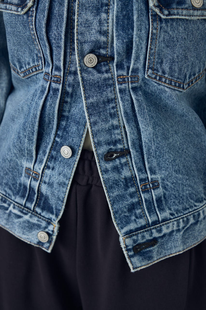 AZUL DENIM タイトフィットデニムジャケット BLU M