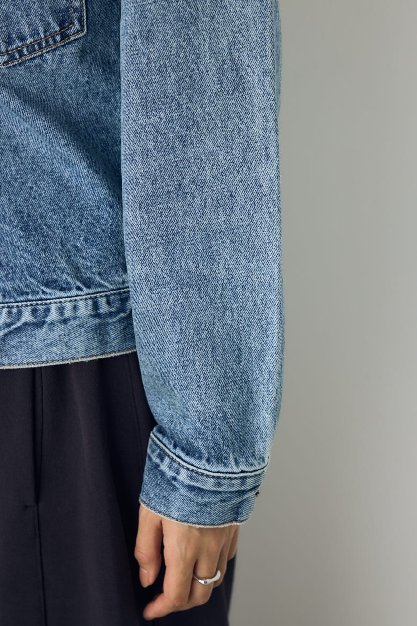 AZUL DENIM タイトフィットデニムジャケット BLU M