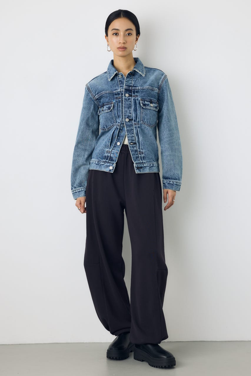 AZUL DENIM タイトフィットデニムジャケット BLU M