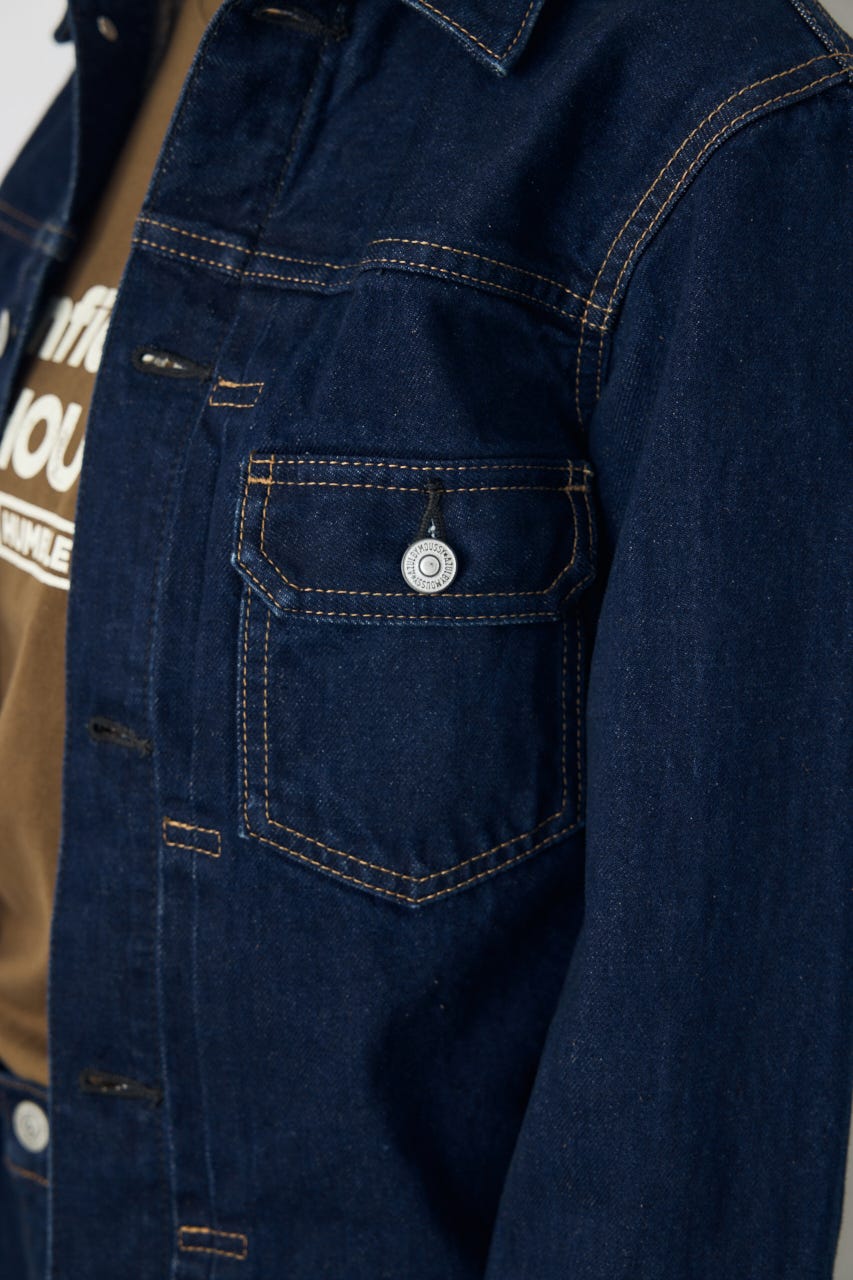 AZUL DENIM タイトフィットデニムジャケット One Wash M
