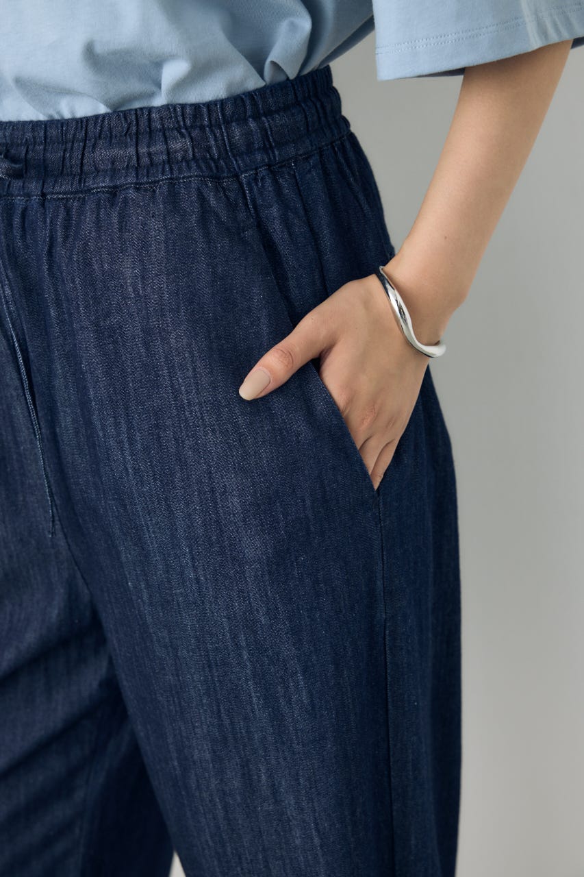 AZUL BY MOUSSY | ライトオンスデニムイージーパンツ (ワイド ) |SHEL