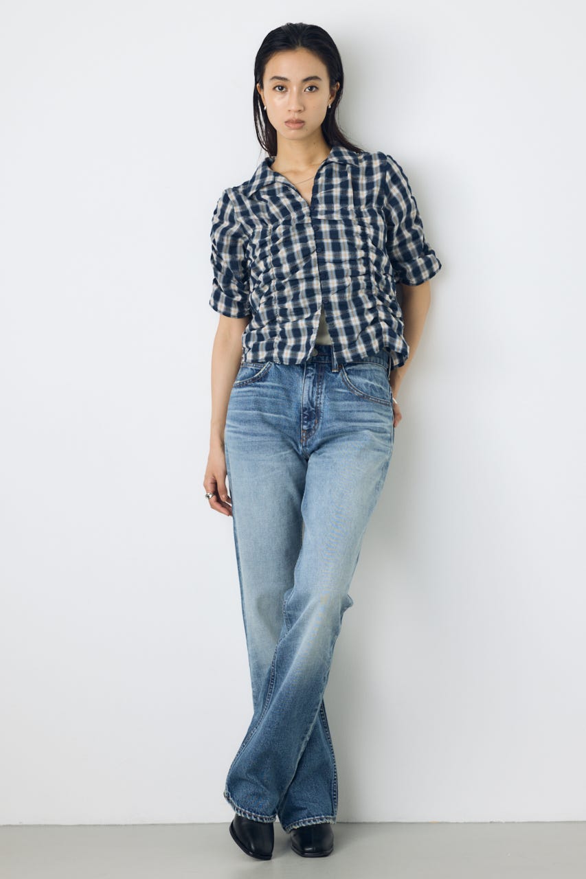 AZUL DENIM セミフレアデニム BLU 26inch