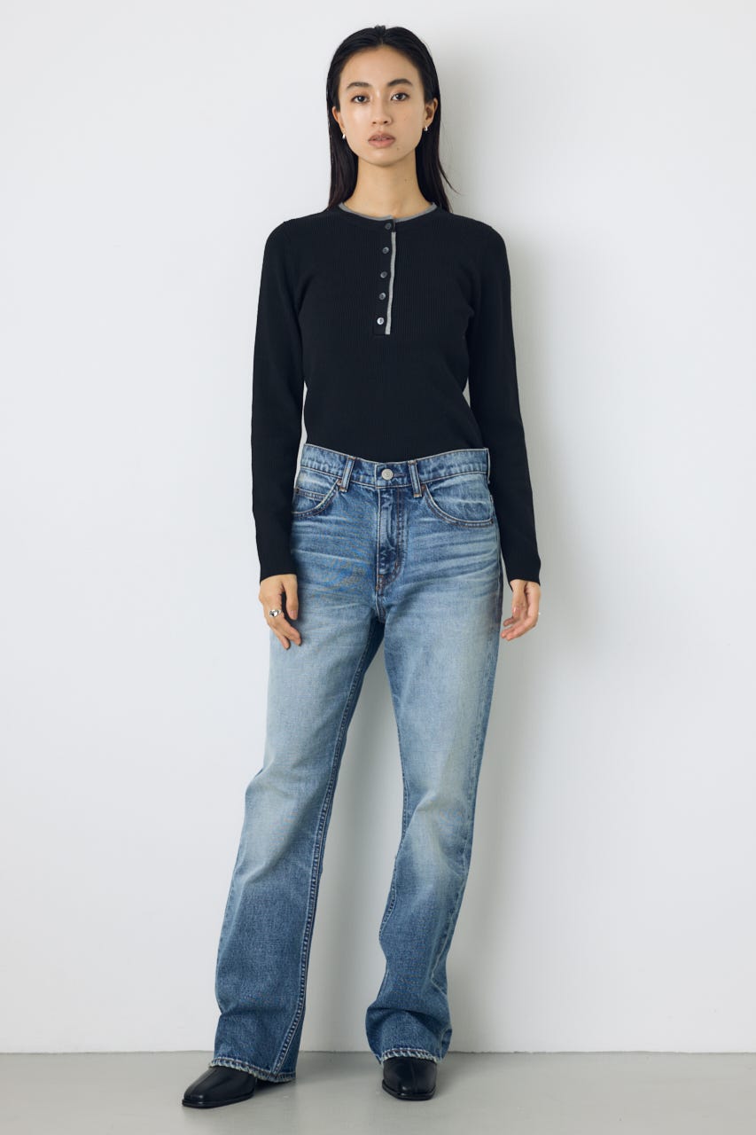 AZUL DENIM セミフレアデニム BLU 26inch
