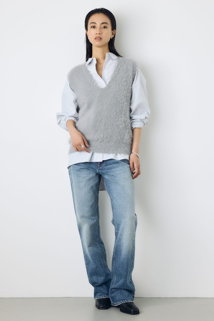 AZUL DENIM セミフレアデニム BLU 26inch