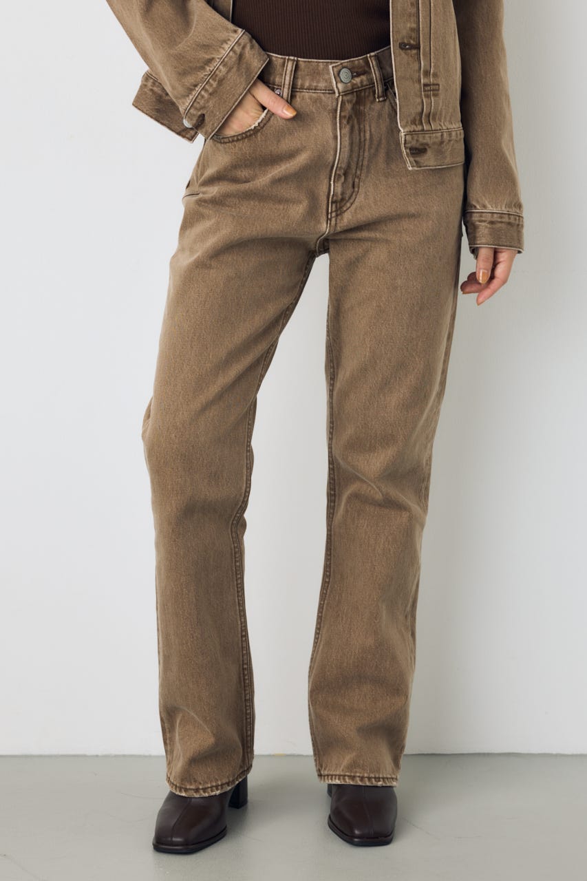AZUL DENIM セミフレアデニム BRN 23inch