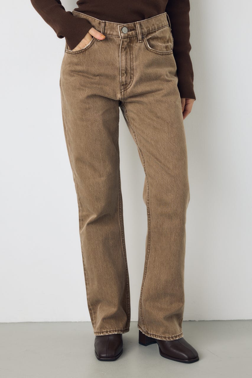 AZUL DENIM セミフレアデニム BRN 23inch