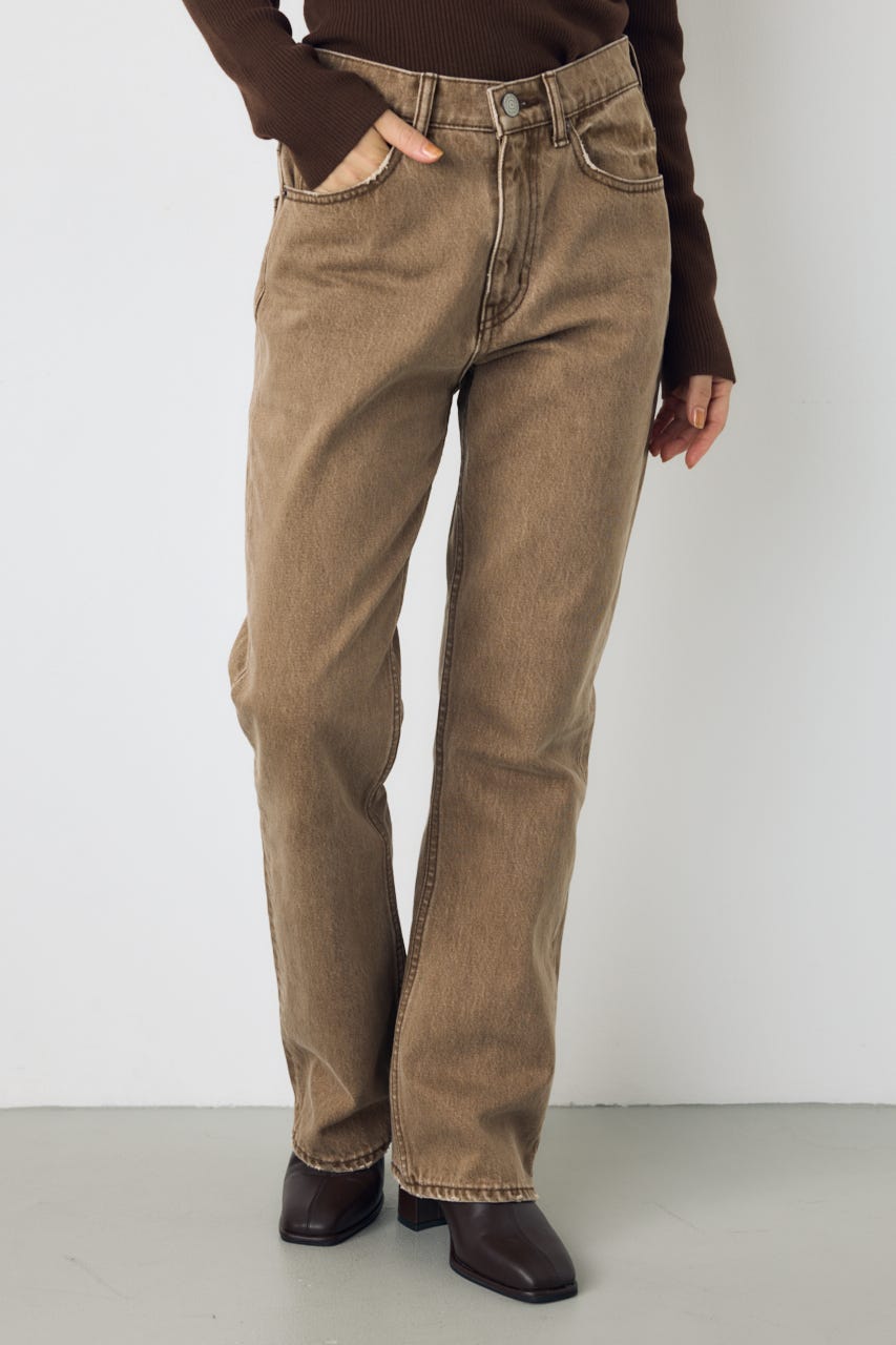 AZUL DENIM セミフレアデニム BRN 23inch