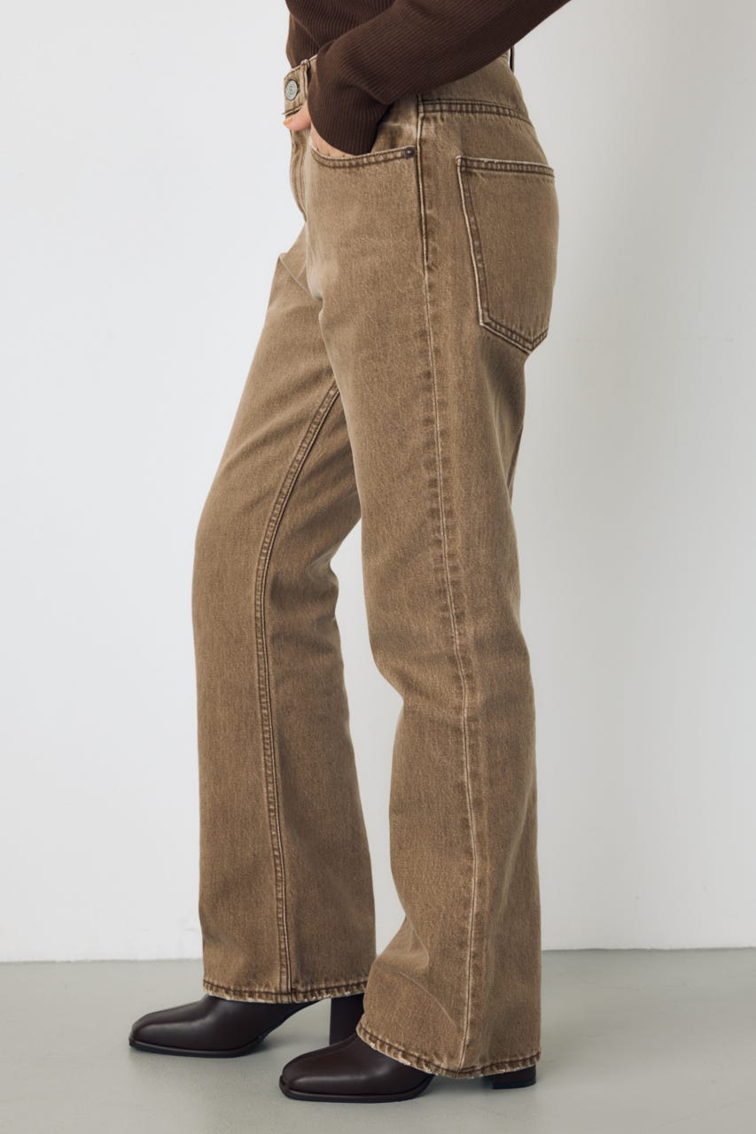 AZUL DENIM セミフレアデニム BRN 23inch