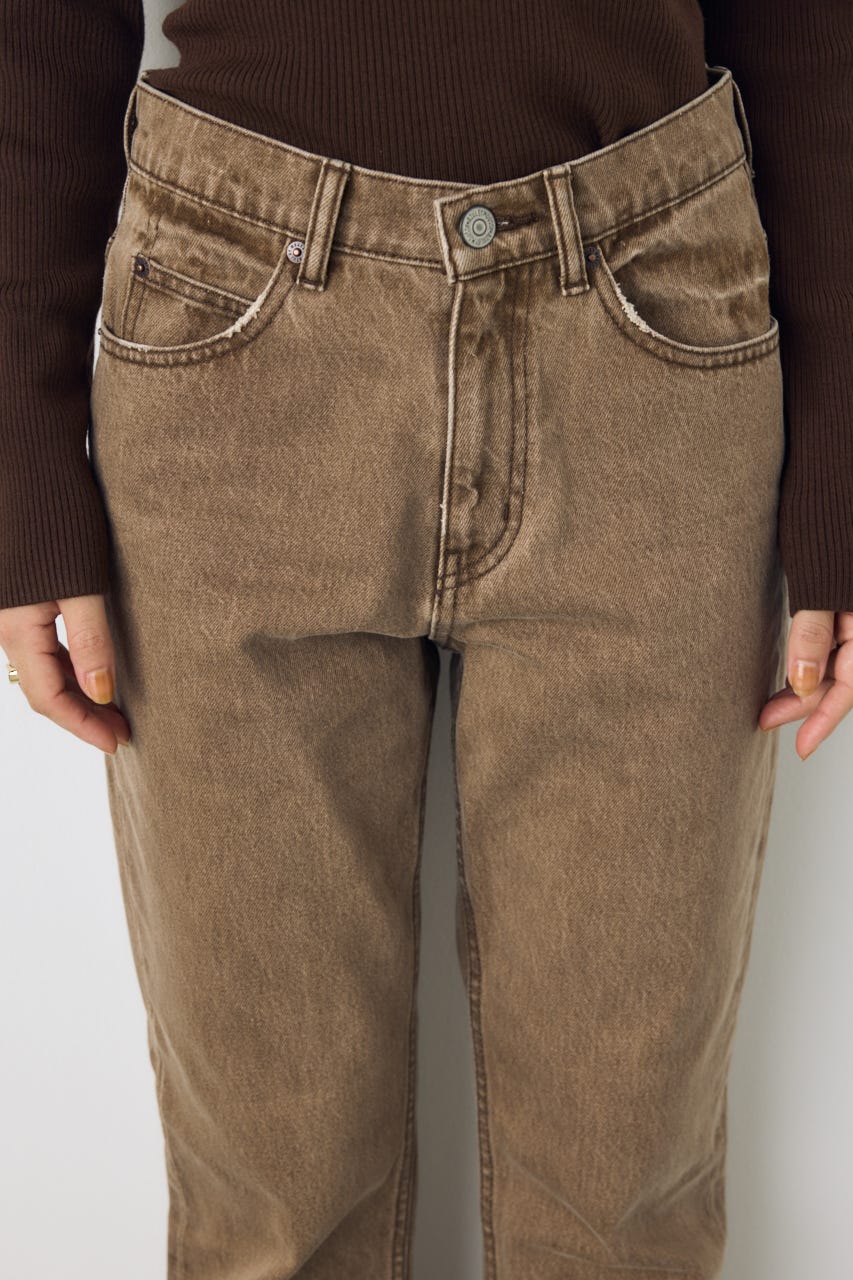 AZUL DENIM セミフレアデニム BRN 23inch