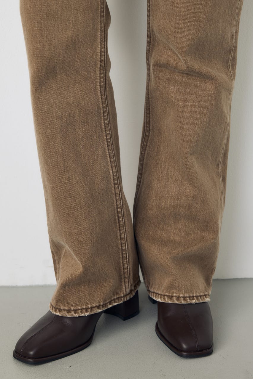 AZUL DENIM セミフレアデニム BRN 23inch