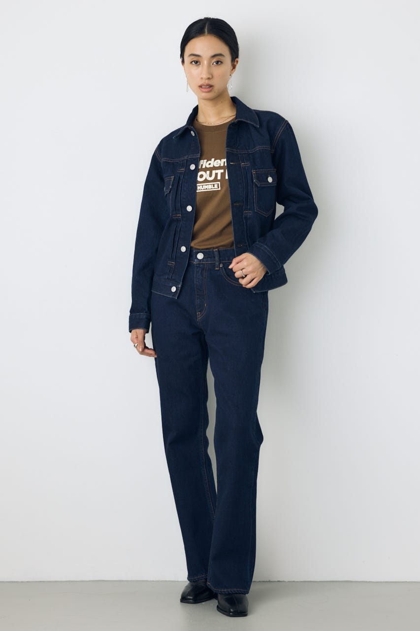 AZUL DENIM セミフレアデニム One Wash 27inch
