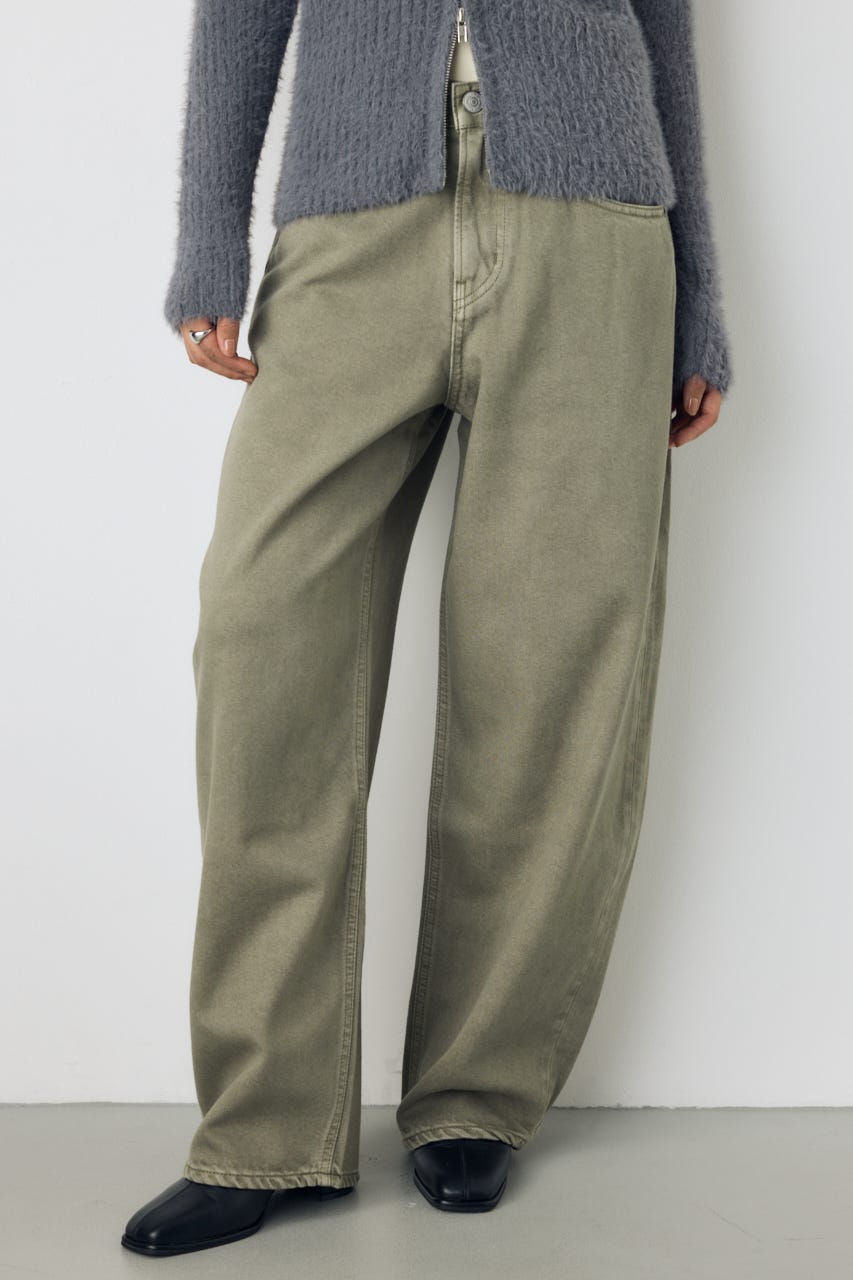 AZUL DENIM カラーワイドデニム KHA 24inch