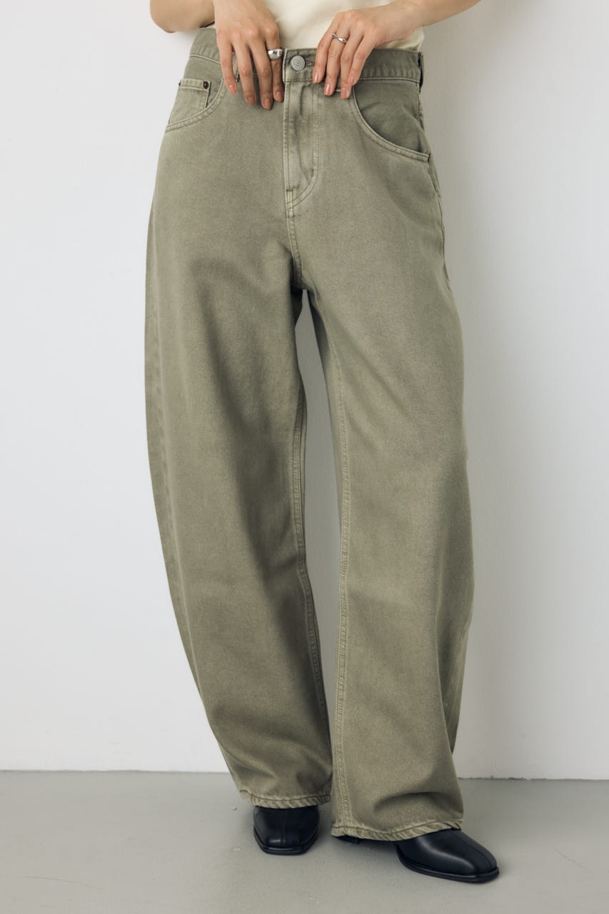 AZUL DENIM カラーワイドデニム KHA 24inch