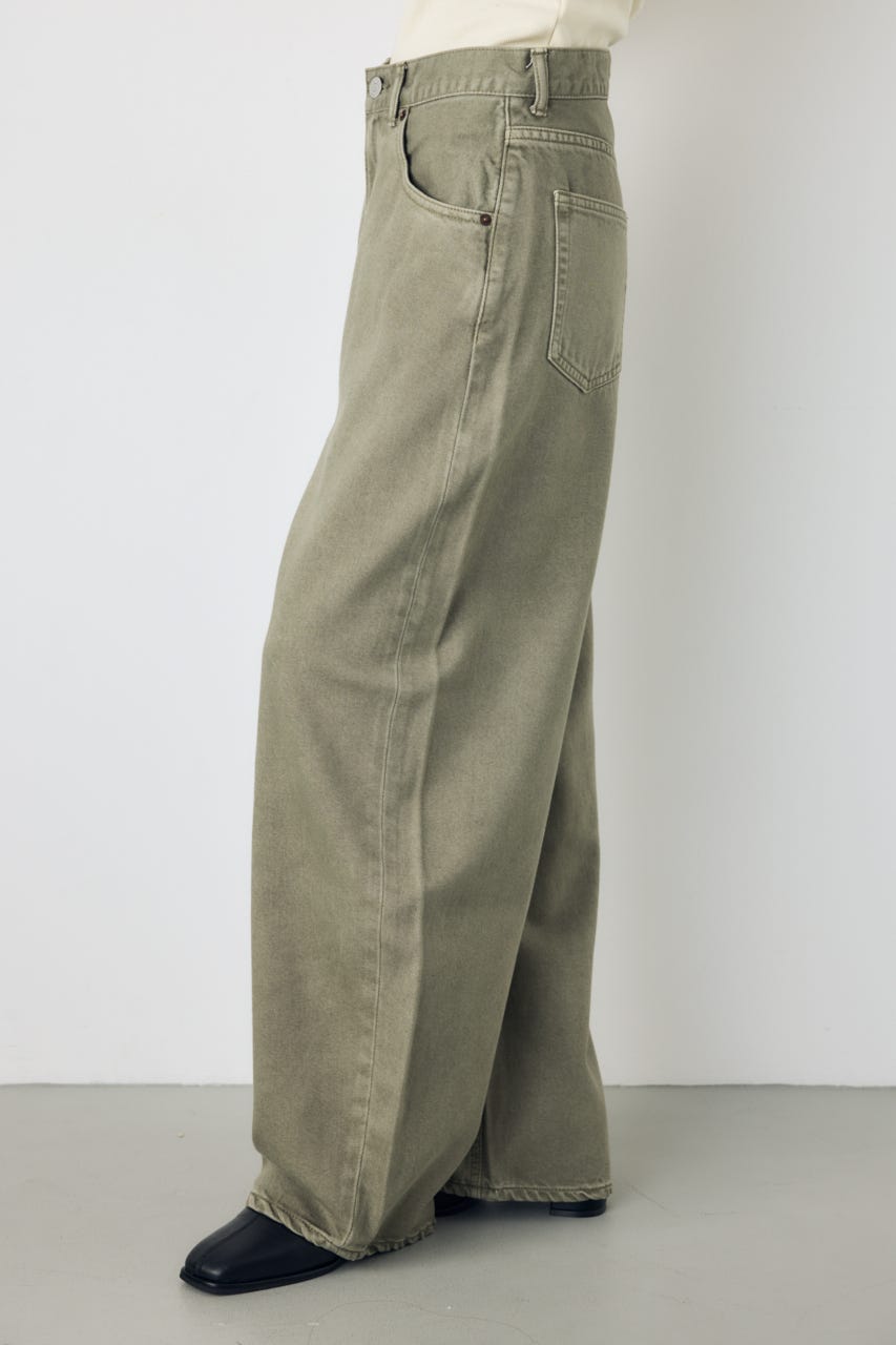 AZUL DENIM カラーワイドデニム KHA 24inch