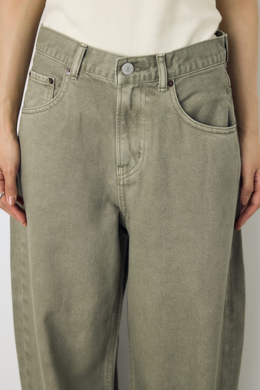 AZUL DENIM カラーワイドデニム KHA 24inch