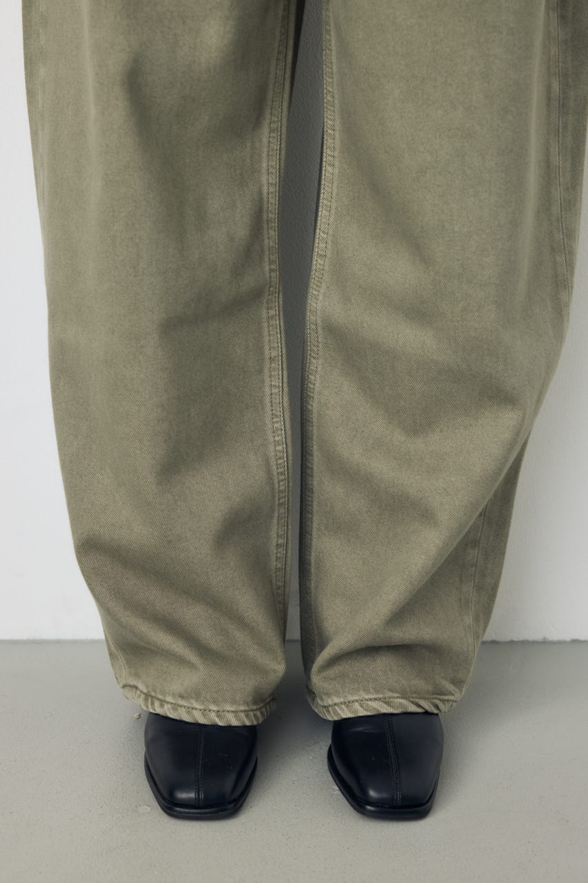 AZUL DENIM カラーワイドデニム KHA 24inch